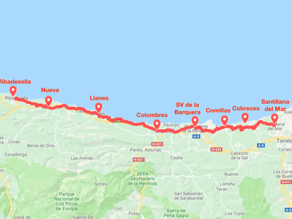 The Northern Way walking holiday in Spain