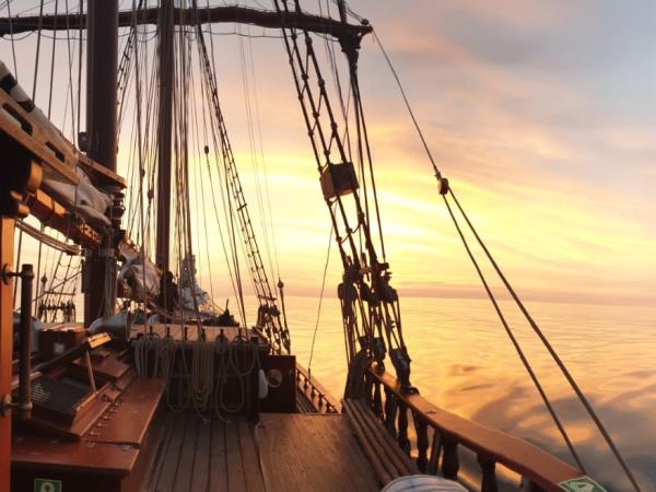 Two tall ship sailing festivals, Delfzijl to Kiel