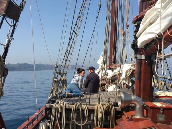 Two tall ship sailing festivals, Delfzijl to Kiel