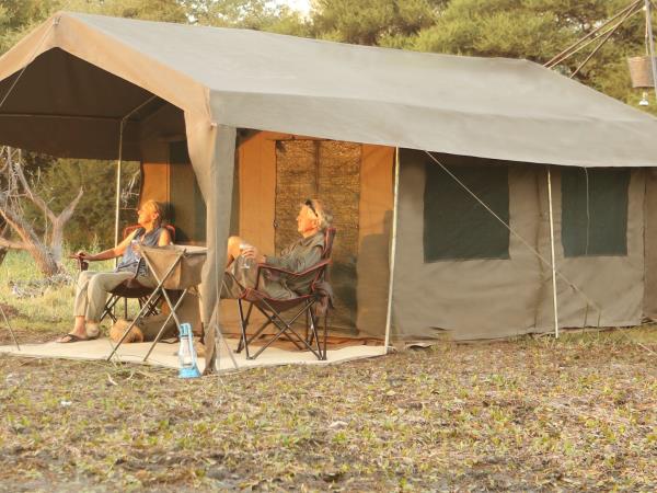 Botswana luxury camping safari, small group
