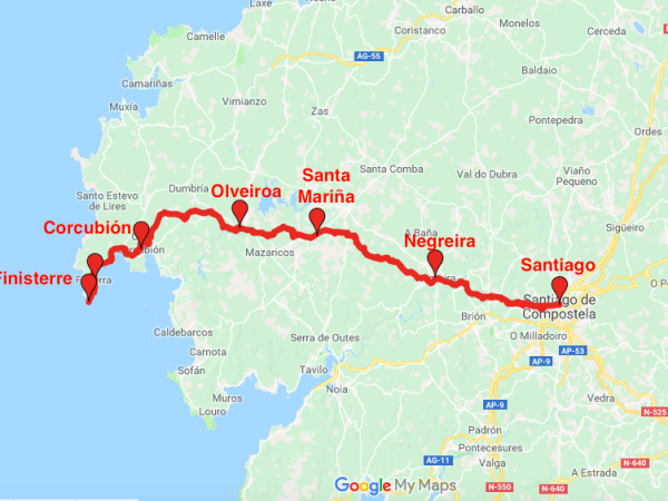 The Finisterre Way walking holiday