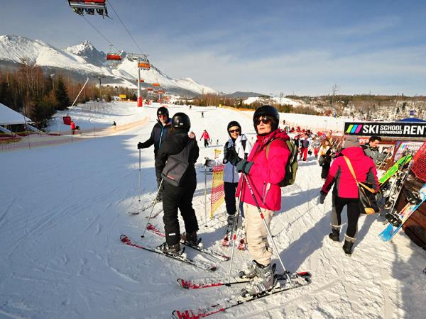 Tatras mountains winter holiday in Slovakia