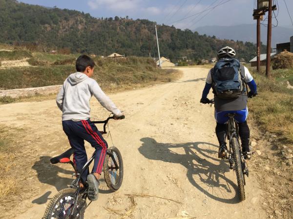 Cycling tour in Kathmandu Valley, Nepal