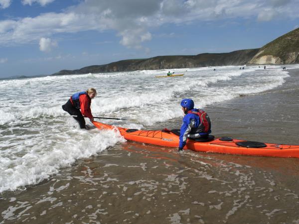 Sea kayaking short break in Pembrokeshire