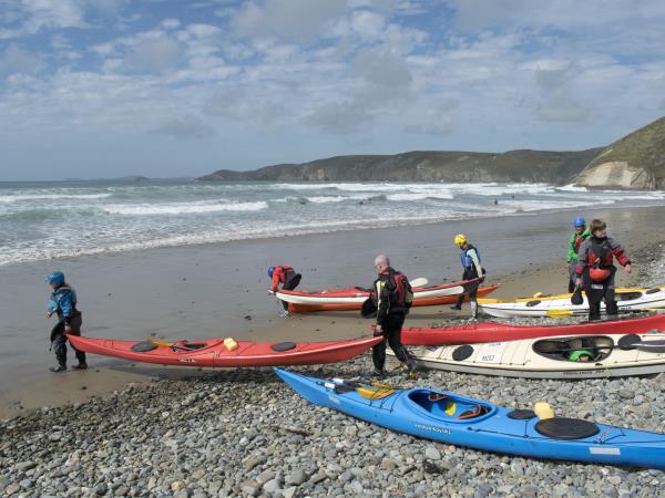 Sea kayaking short break in Pembrokeshire