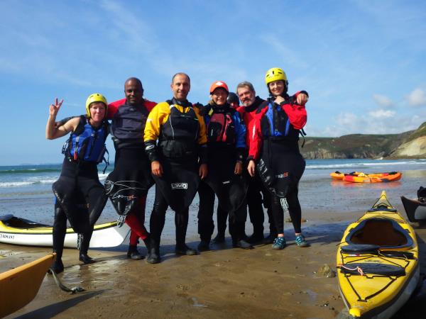 Sea kayaking short break in Pembrokeshire