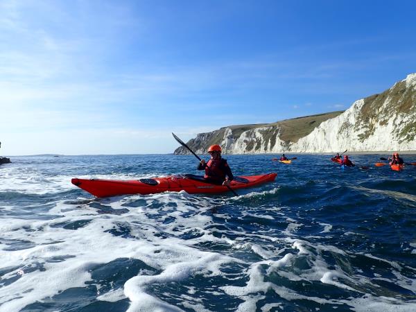 Sea kayaking short break in Dorset