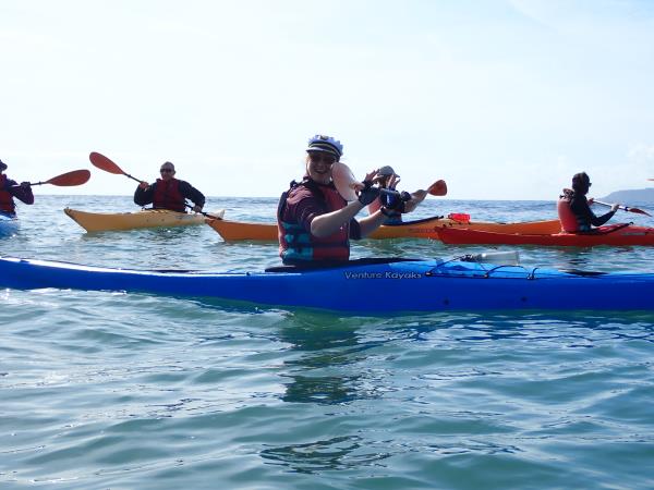 Sea kayaking short break in Dorset