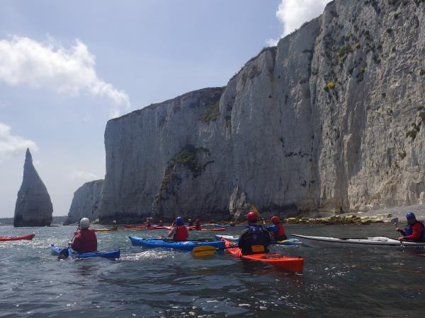 Sea kayaking short break in Dorset