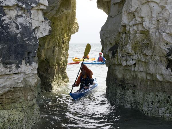 Sea kayaking short break in Dorset