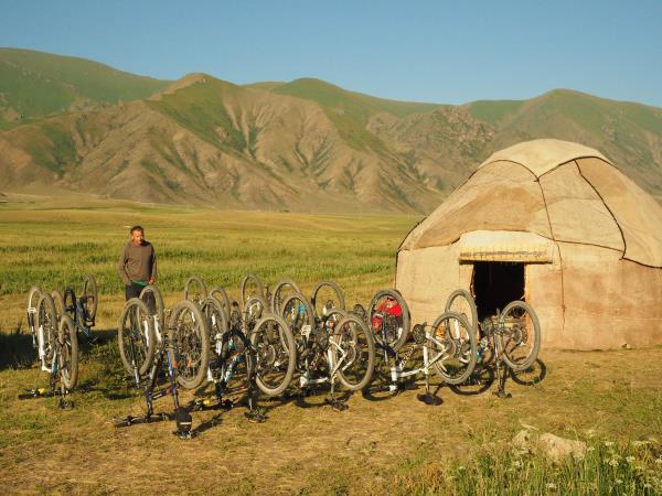 Kyrgyzstan cycling holiday