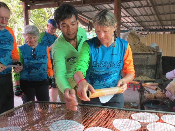 Cambodia cycling tour