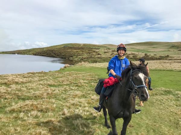Border to coast horse riding holiday in Wales