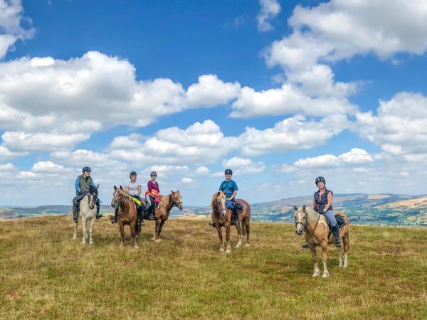 Wye Valley horseriding holiday in Wales
