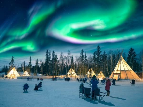 New Year’s Eve in the Arctic Circle holiday