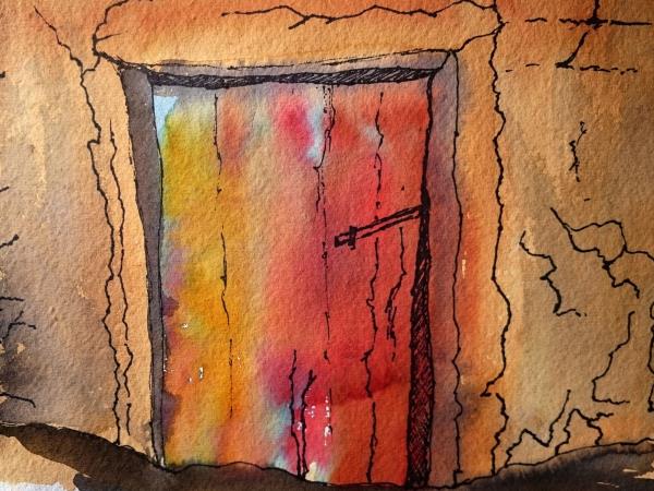 Painting holiday in Moroccan desert
