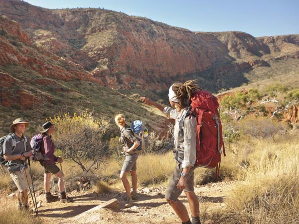 Larapinta trek in the Northern Territory