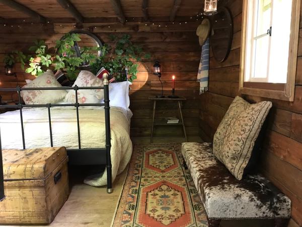 South Downs yurts in Hampshire, England
