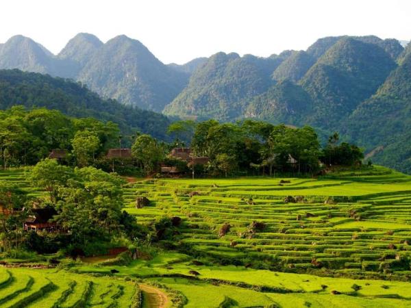 Vietnam walking holiday, one foot in Vietnam