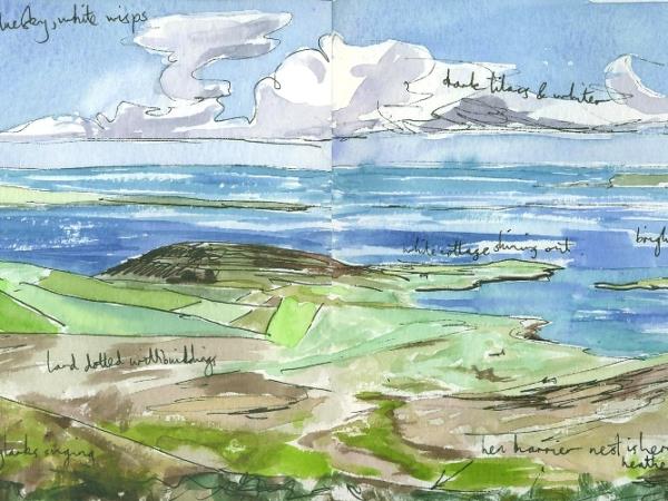 Painting holiday in Orkney with Leo du Feu