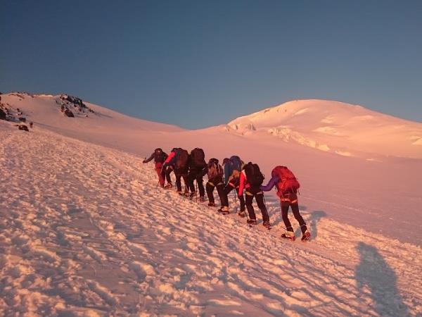 Mount Elbrus climbing expedition, Russia