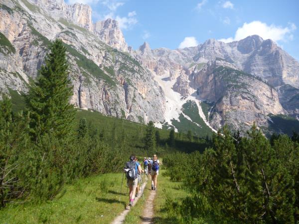 Dolomites guided walking holiday in Italy