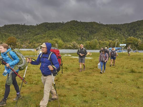 Pacific coast trekking in Southern Chile