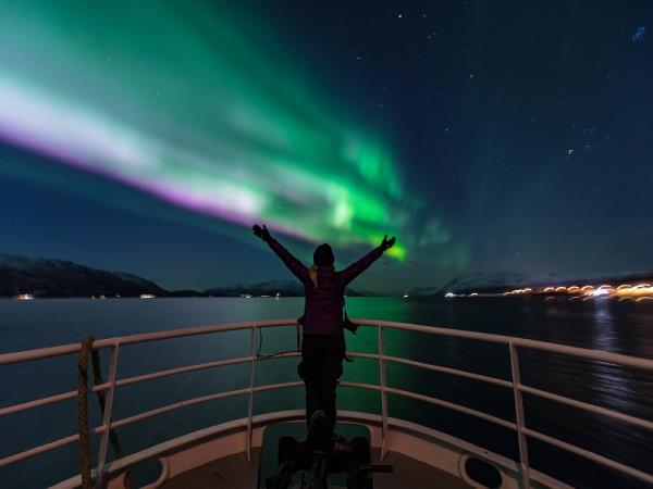 Swim with orcas in Norway, Northern Lights