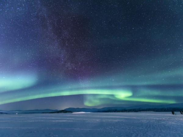 Northern lights holiday in Swedish Lapland
