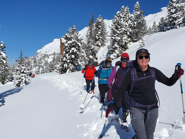 Dolomites snowshoeing holiday in Italy