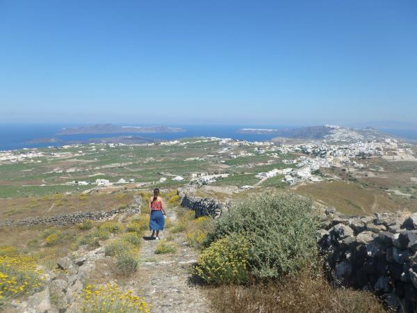 Santorini and Naxos walking holiday in Greece