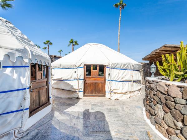 Yurt holiday accommodation in Lanzarote, Canary Islands