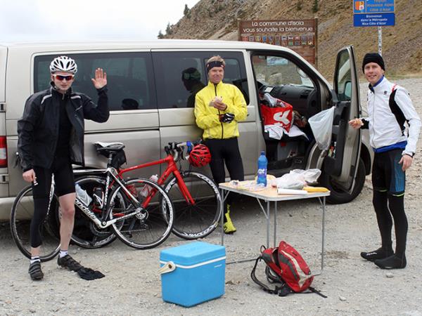 Cycling Tour de France climbs in the South Alps