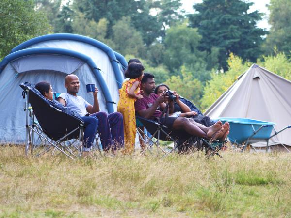 Beech Estate woodland campsite in Sussex