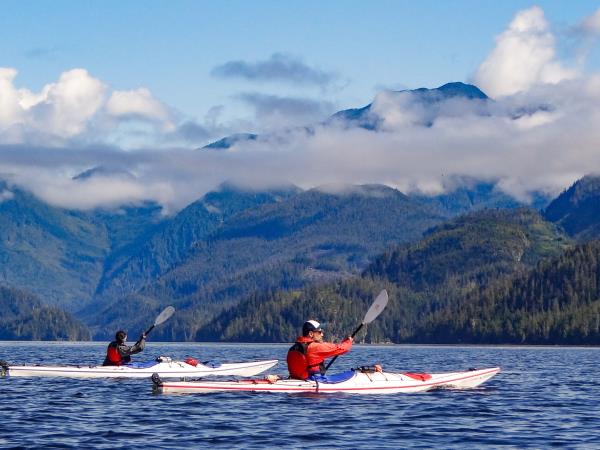 Orca kayaking and camping tour, Canada
