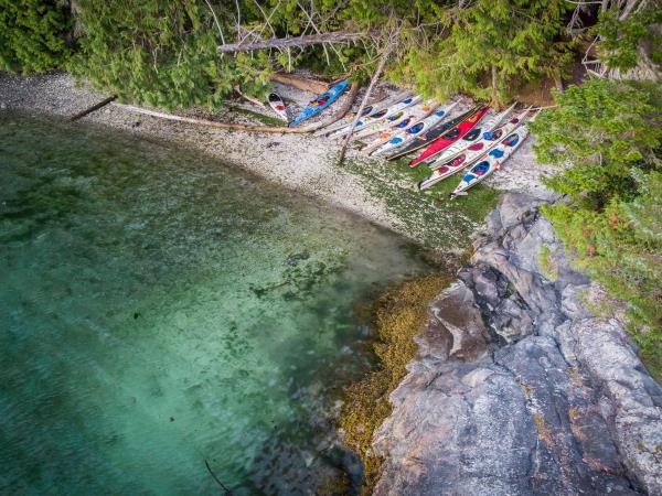 Orca kayaking and camping tour, Canada