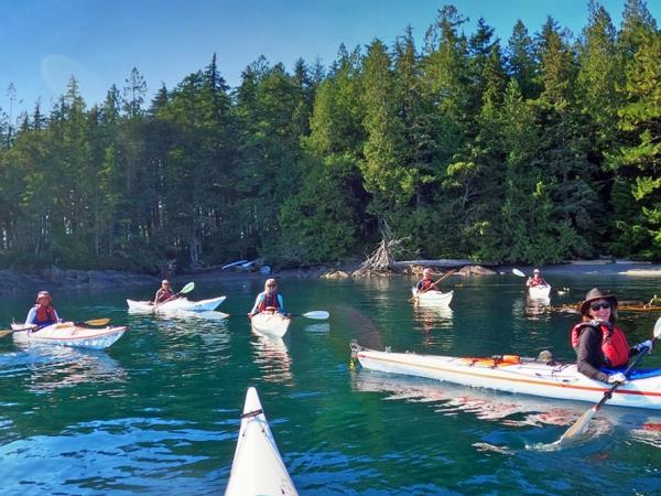 Swanson Island kayaking tour, Canada