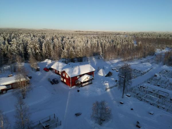 Family winter activity holiday in Finland