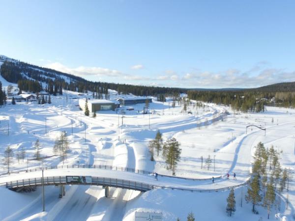 Family winter activity holiday in Finland