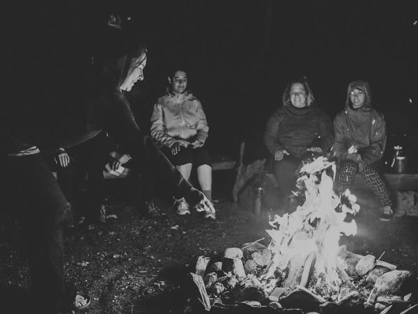 Heart forest retreat in Algonquin Park, Canada