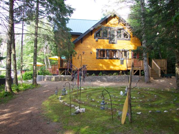 Heart forest retreat in Algonquin Park, Canada