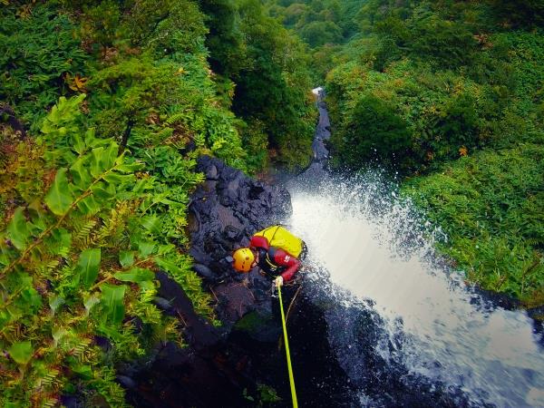 Azores canyoning holiday, Flores