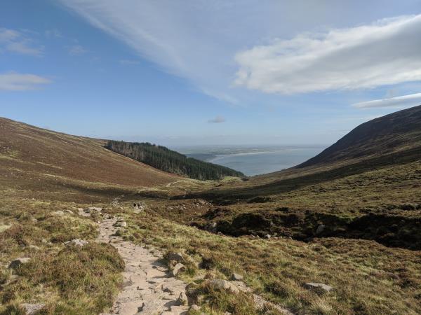Northern Ireland hiking holiday, mountains and hills