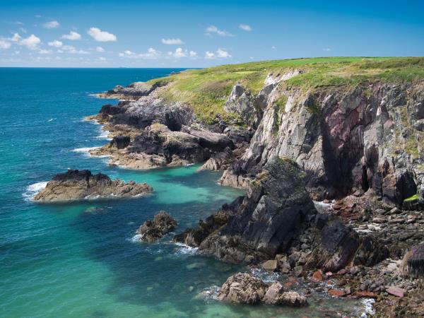 Pembrokeshire coast path walking holiday in Wales