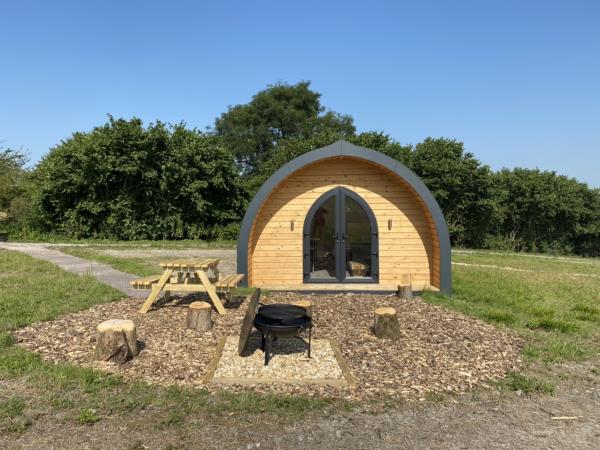 Glamping pods in the South Downs
