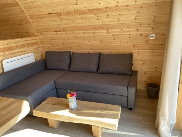 Glamping pods in the South Downs
