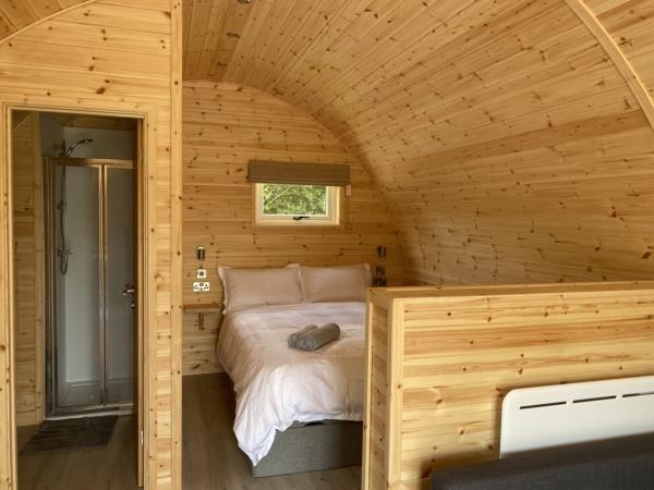 Glamping pods in the South Downs