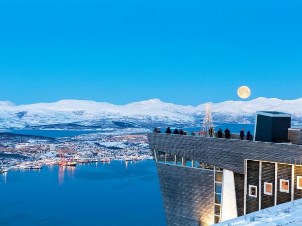 Northern Lights with snow hotel holiday