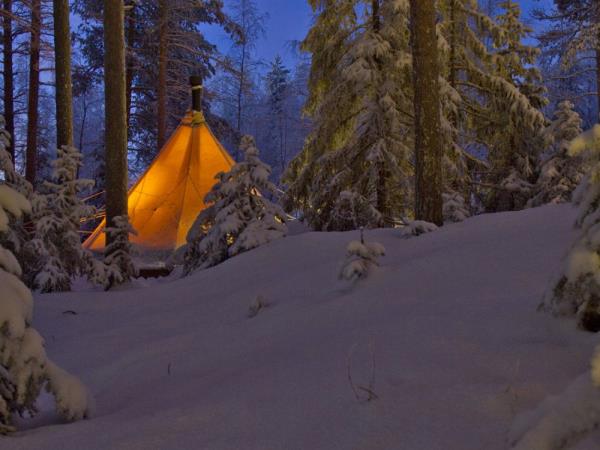 Swedish Lapland short break, glamping and wellness