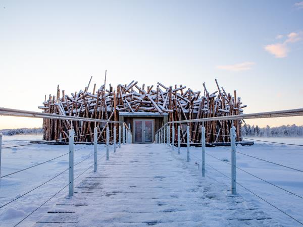 Swedish Lapland short break, glamping and wellness